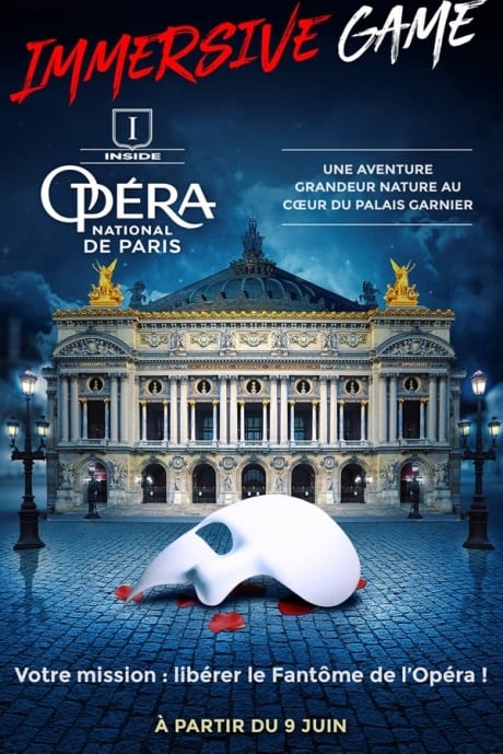 Un escape game Fantôme de l'Opéra au cœur de l'Opéra de Paris